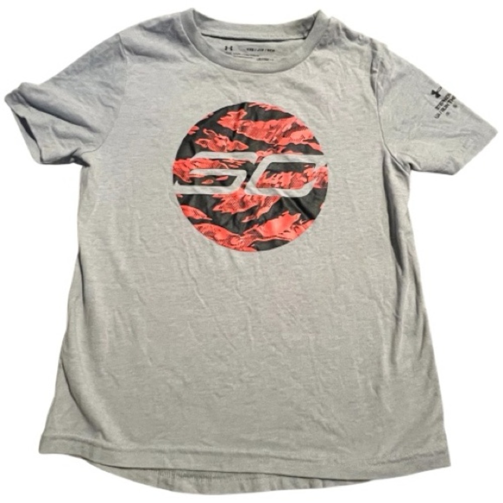 🏀 Under Armour Boy’s Curry Gray Tee